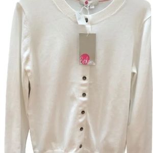 NWT Boden cardigan soft white